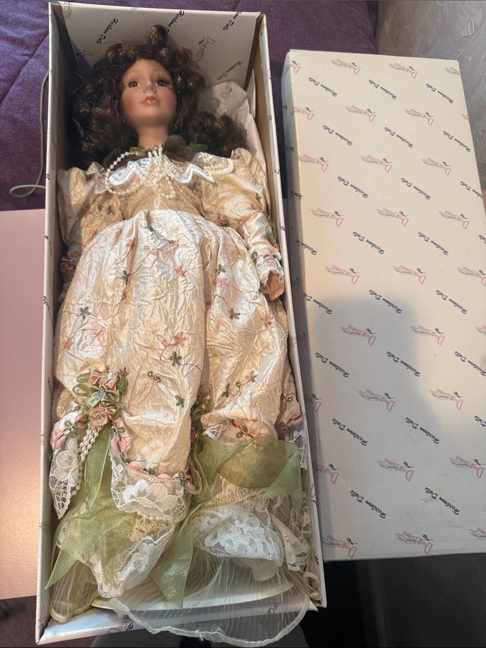 Duck House Vintage Porcelain Collector Doll - Melodie